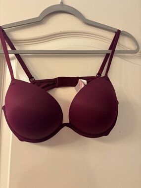PINK Victoria's Secret Plum Push-Up Bra